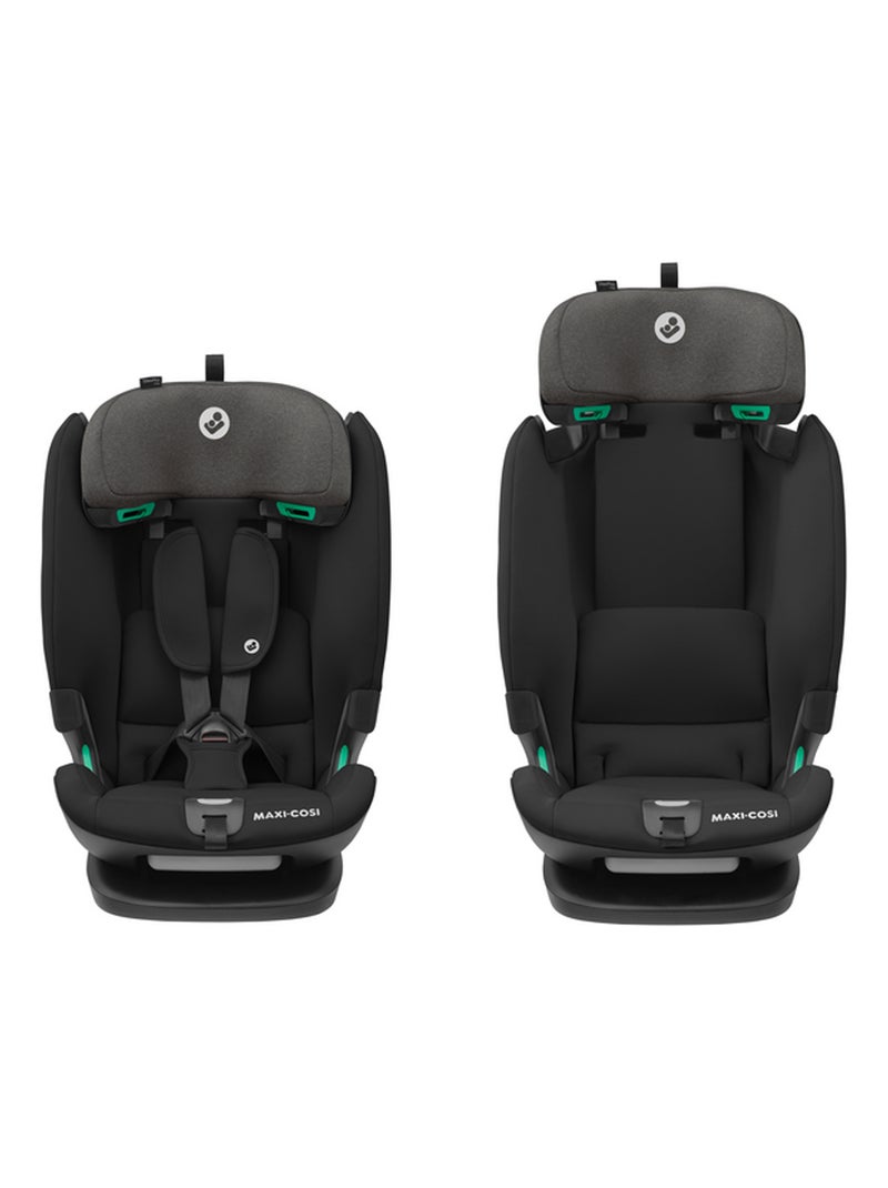 MAXI-COSI Titan Plus i-Size, siège auto multi-âge, 76 - 150 cm, 15 mois/12 ans, Authentic Black Noir - Kiabi