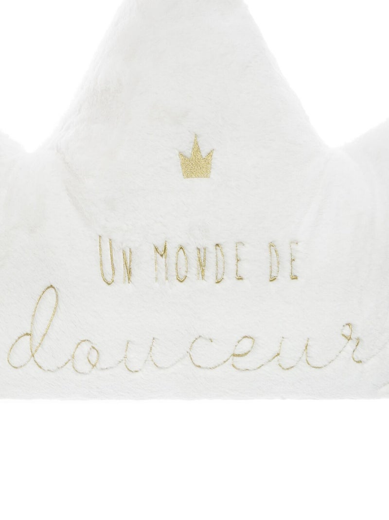 Maxi coussin en forme de couronne Rose - Kiabi