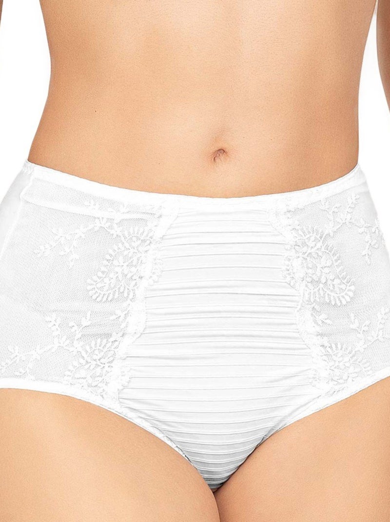 Maxi culotte gainante Elise Blanc - Kiabi