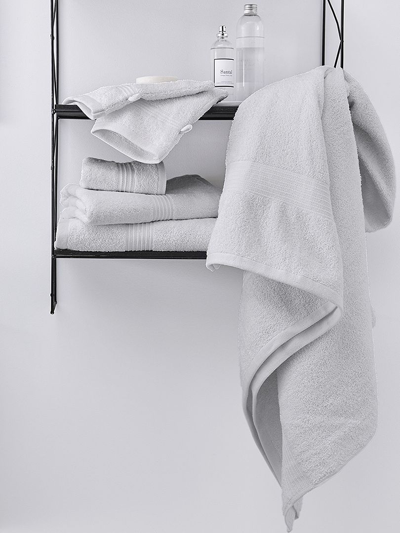 Maxi drap de bain 90 x 150 cm blanc - Kiabi