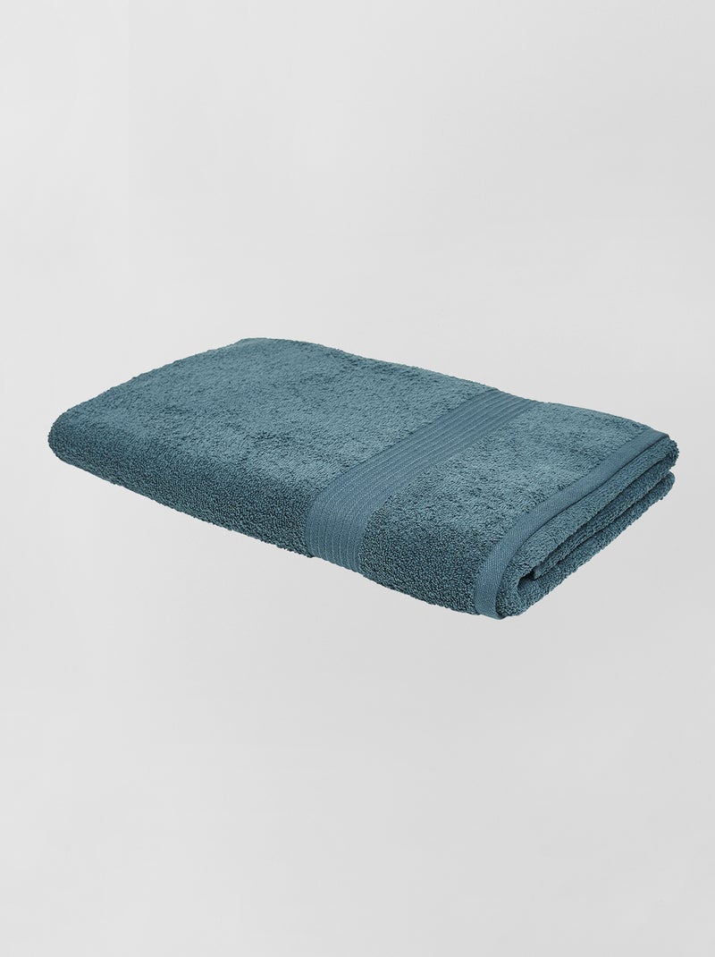 Maxi drap de bain 90 x 150 cm Bleu vert - Kiabi