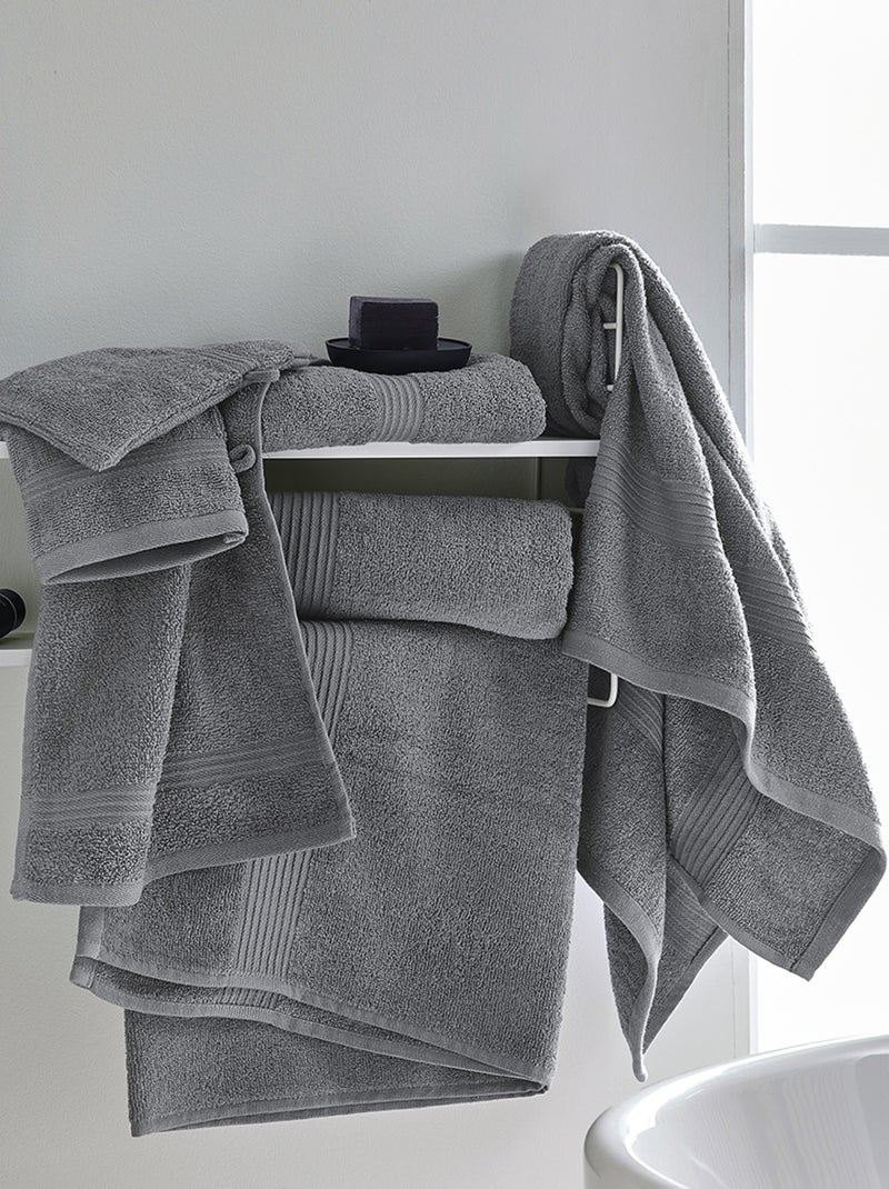 Maxi drap de bain 90 x 150 cm gris - Kiabi