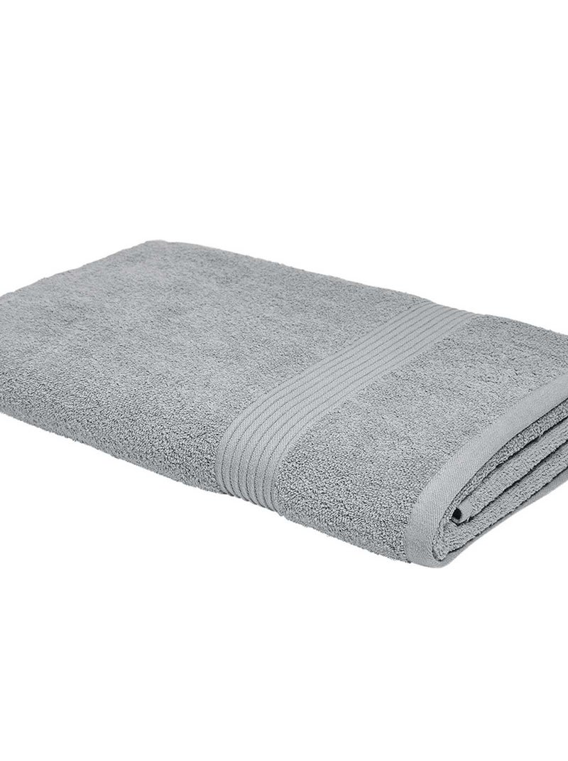 Maxi drap de bain 90 x 150 cm gris - Kiabi