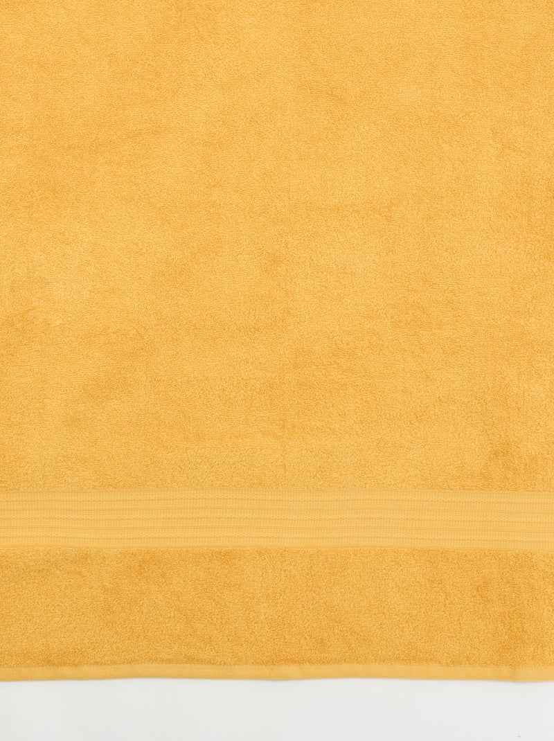 Maxi drap de bain 90 x 150 cm Jaune - Kiabi