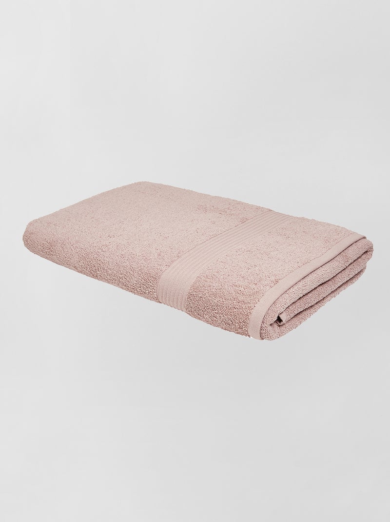 Maxi drap de bain 90 x 150 cm rose sable - Kiabi