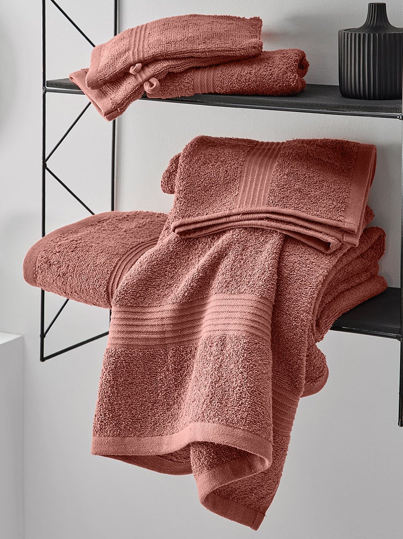Maxi drap de bain 90 x 150 cm terracotta - Kiabi