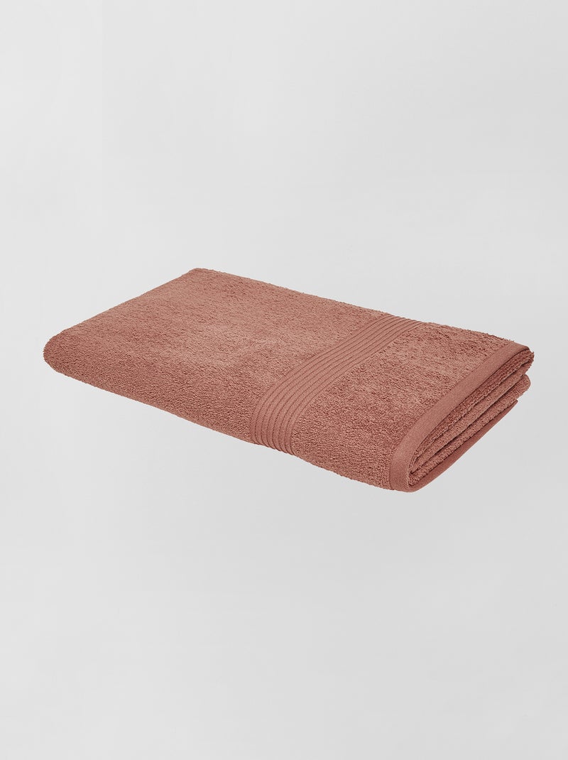 Maxi drap de bain 90 x 150 cm terracotta - Kiabi