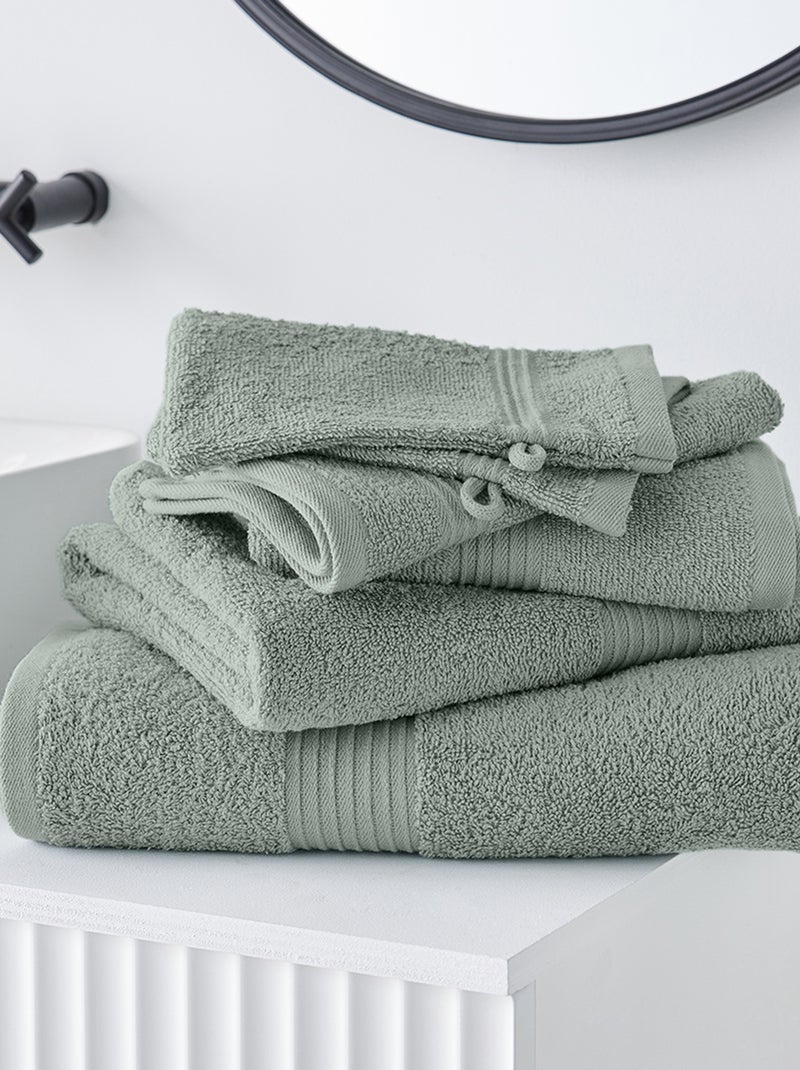 Maxi drap de bain 90 x 150 cm vert d'eau - Kiabi