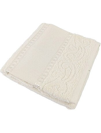 Maxi drap de bain à broder éponge toile Aïda