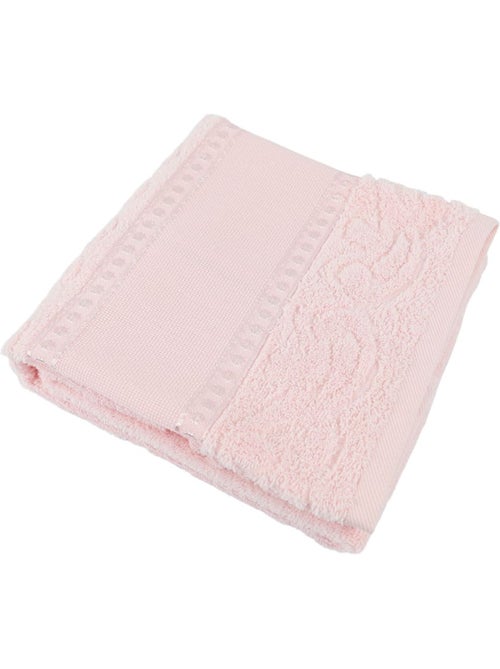 Maxi drap de bain à broder éponge toile Aïda - Kiabi
