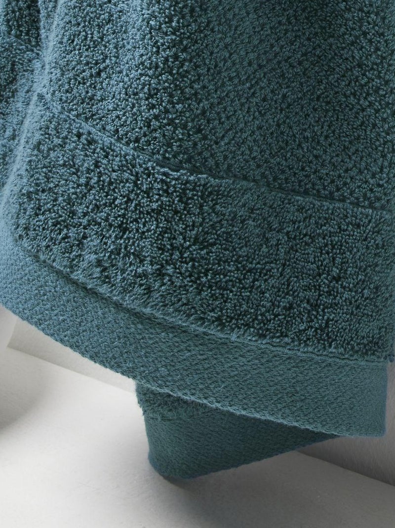 Maxi drap de bain uni BIO ORGANIC Bleu - Kiabi