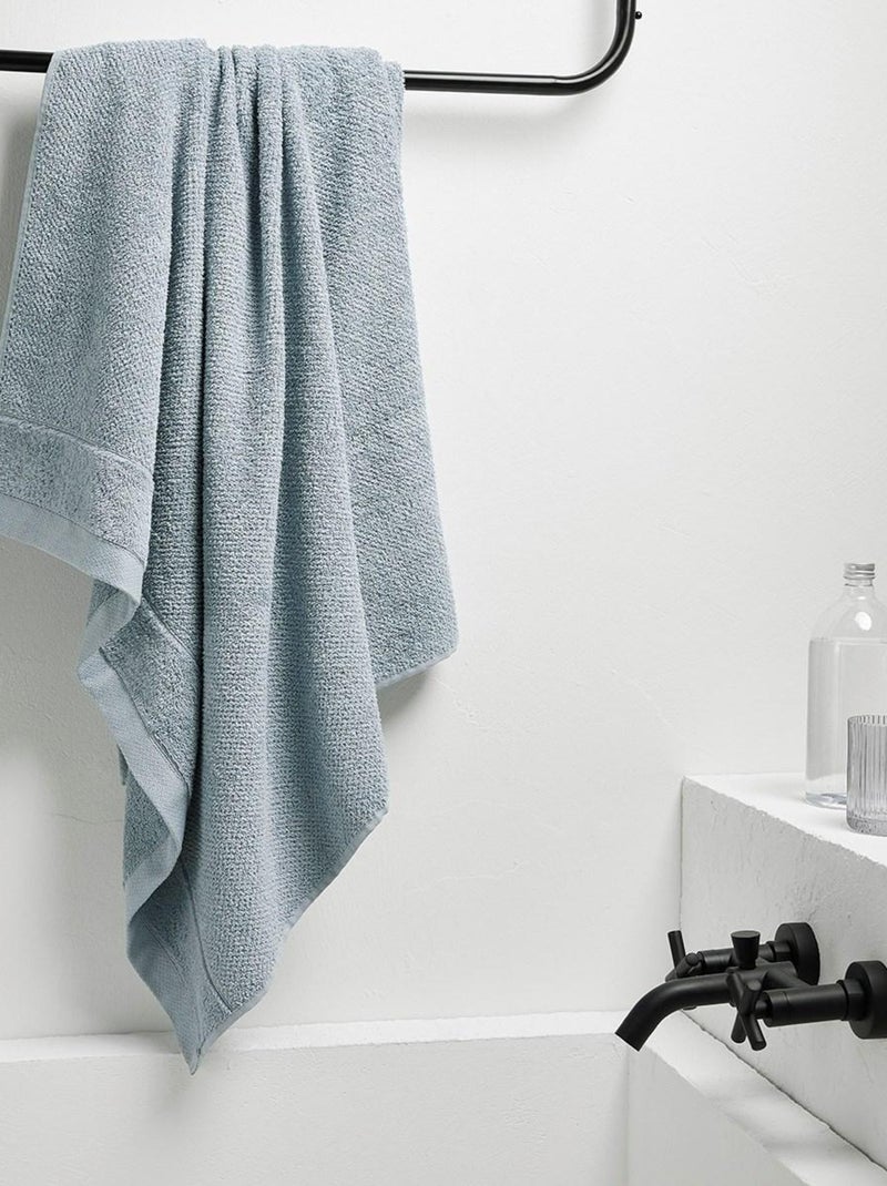 Maxi drap de bain uni BIO ORGANIC Gris - Kiabi