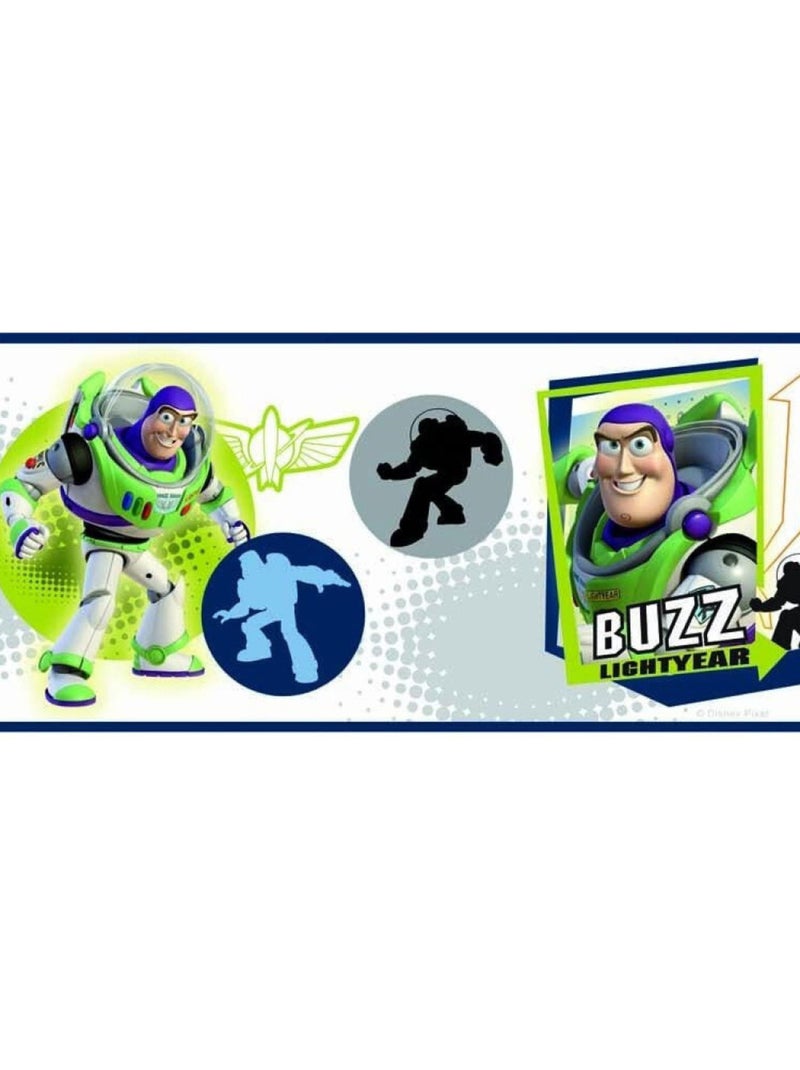 Maxi Frise Toy Story 3 Disney Buzz l'éclair 5 m Bleu - Kiabi