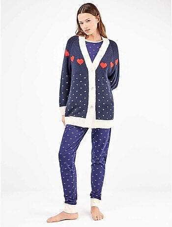 Maxi gilet en tricot