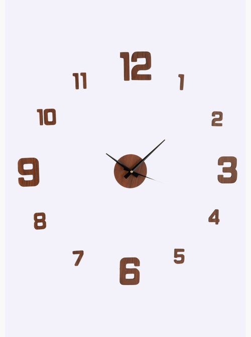 Maxi horloge murale en bois, à installer - Afibel - Kiabi