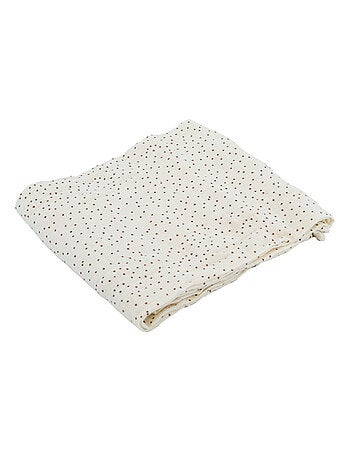 Maxi lange bébé en mousseline à pois