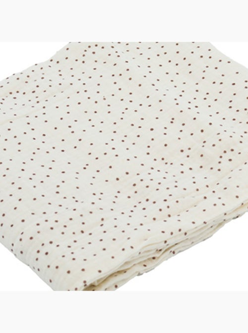 Maxi lange bébé en mousseline à pois - Kiabi