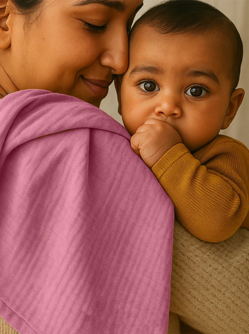 Maxi Lange en Coton Bio Rose - Kiabi