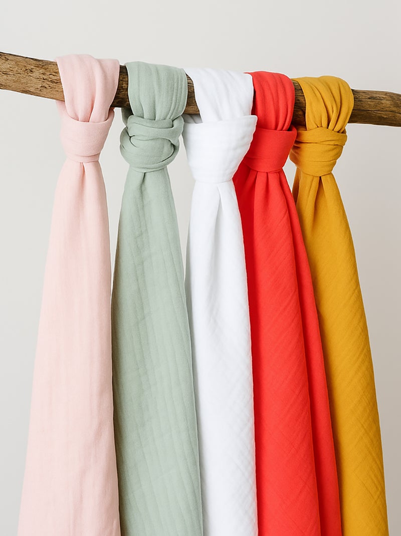 Maxi Lange en Coton Bio Rouge - Kiabi