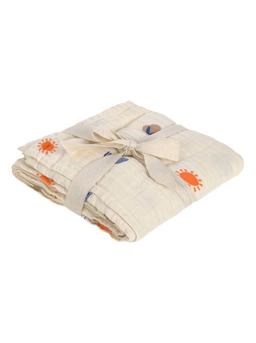 Maxi Lange en mousseline Blossom Nature - Kiabi Maxi Lange en mousseline Blossom Nature - Kiabi