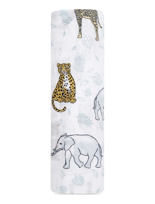 Maxi lange en mousseline de coton Jungle (120 x 120 cm) - Kiabi