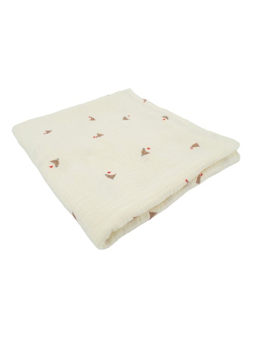 Maxi lange Love en gaze de coton - Kiabi