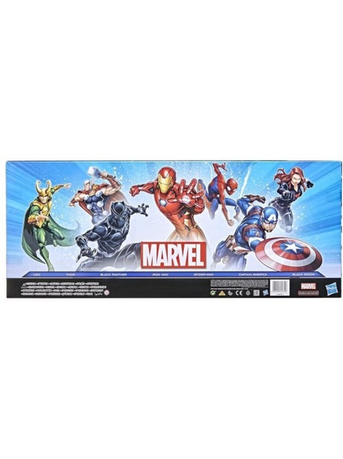 Maxi pack avengers 7 figurines de 30 cm, 5 accessoires, marvel avengers titan hero series - Kiabi