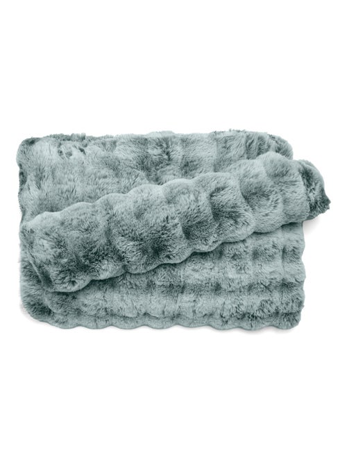 Maxi plaid ASTRAKAN fausse fourrure - Kiabi