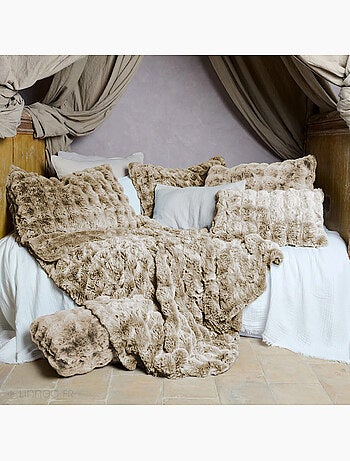 Maxi plaid ASTRAKAN fausse fourrure