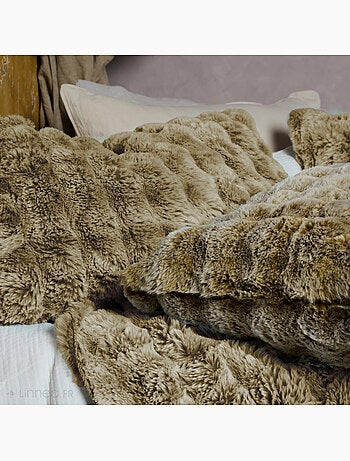 Maxi plaid ASTRAKAN fausse fourrure