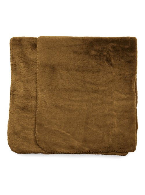 Maxi plaid TANUKI fausse fourrure - Kiabi Maxi plaid TANUKI fausse fourrure - Kiabi