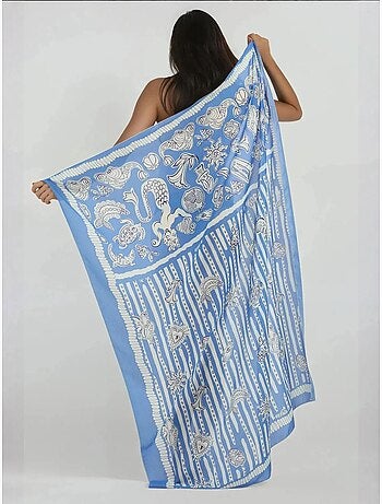 Maxi-robe de plage imprimée