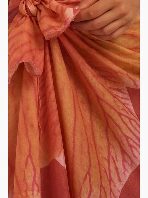 Maxi-robe de plage imprimée hiccup - Kiabi