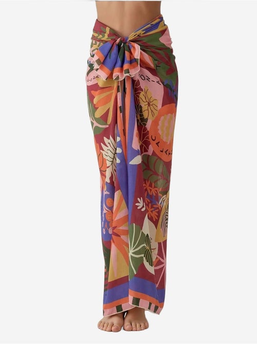 Maxi-robe de plage imprimée - Kiabi Maxi-robe de plage imprimée - Kiabi