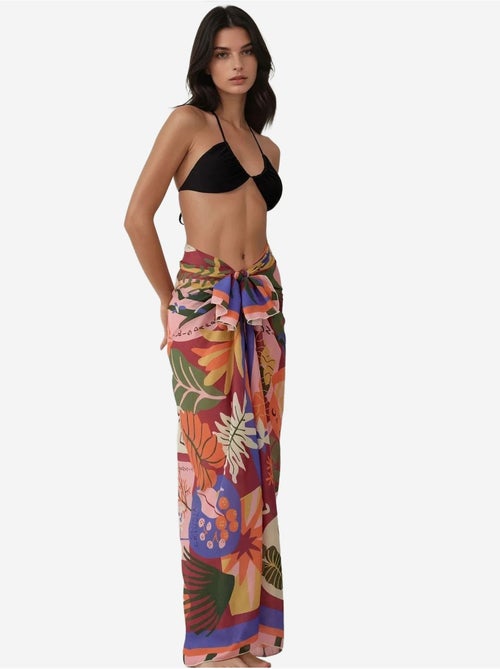 Maxi-robe de plage imprimée - Kiabi Maxi-robe de plage imprimée - Kiabi