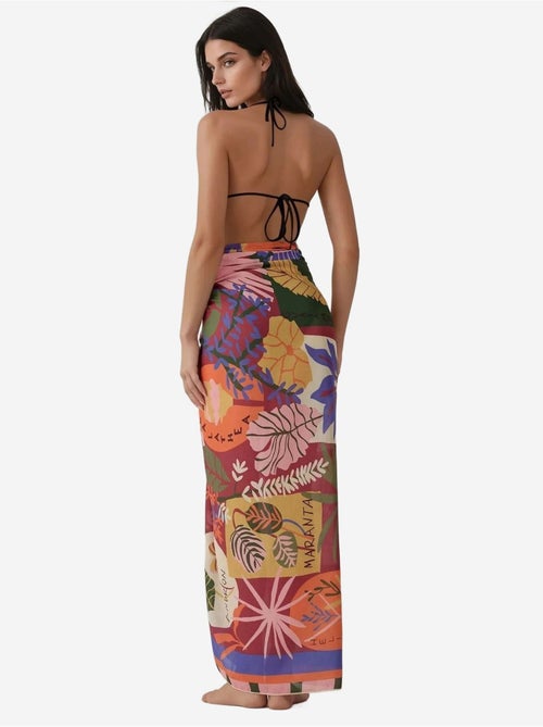 Maxi-robe de plage imprimée - Kiabi Maxi-robe de plage imprimée - Kiabi