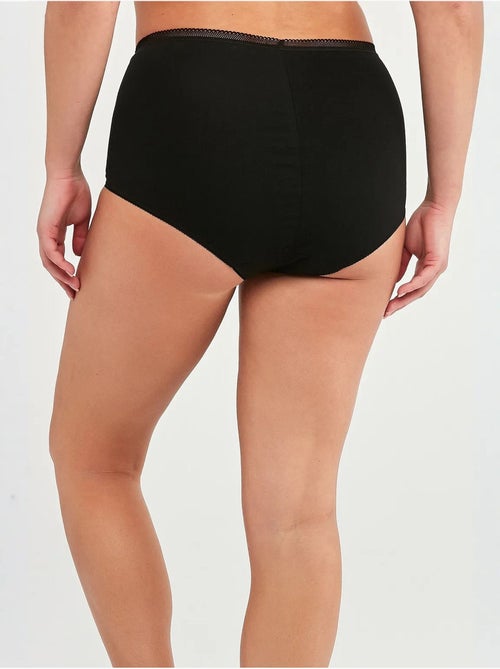 Maxi slip taille haute lot de 2 penti - Kiabi