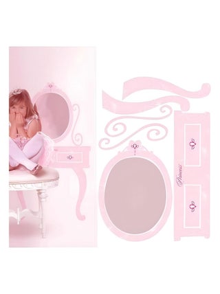 Maxi Sticker Deco Disney Princesse miroir