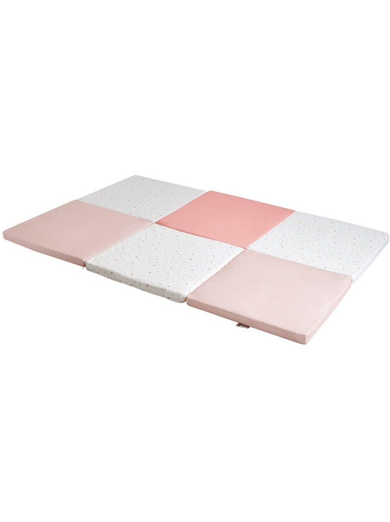 Maxi tapis d'éveil et de motricité pour bébé Mon Cœur Orange corail - Kiabi