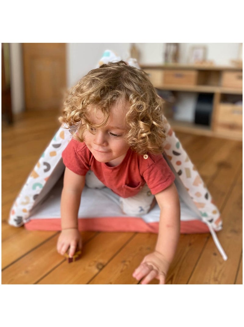 Maxi tapis malin - Caché Coucou Blanc Multicolore - Kiabi