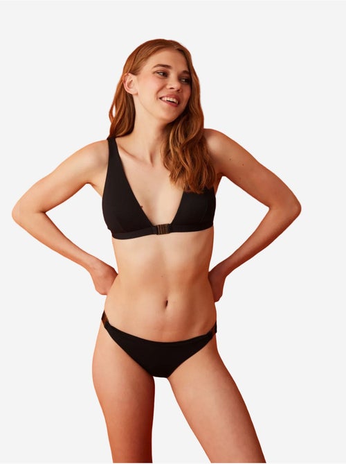 Maya haut de bikini à col v profond avec détail accessoire penti - Kiabi
