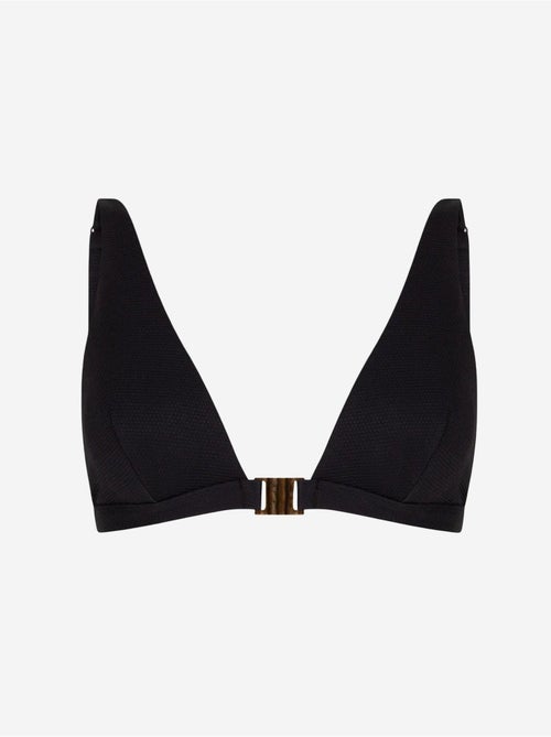 Maya haut de bikini à col v profond avec détail accessoire penti - Kiabi