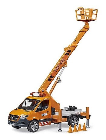 MB Sprinter avec plateforme de travail et module son + lumière