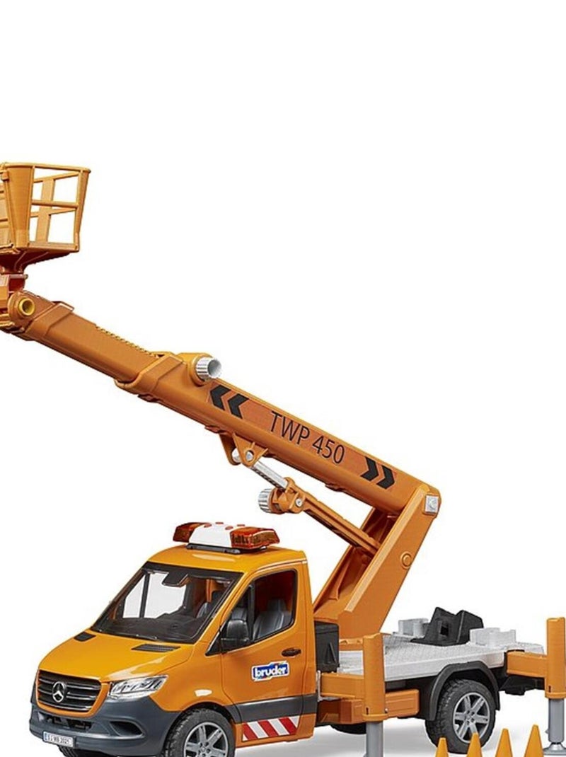MB Sprinter avec plateforme de travail et module son + lumière Orange - Kiabi