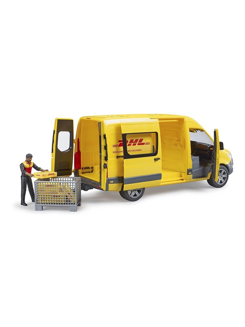 MB Sprinter DHL avec chauffeur Jaune - Kiabi