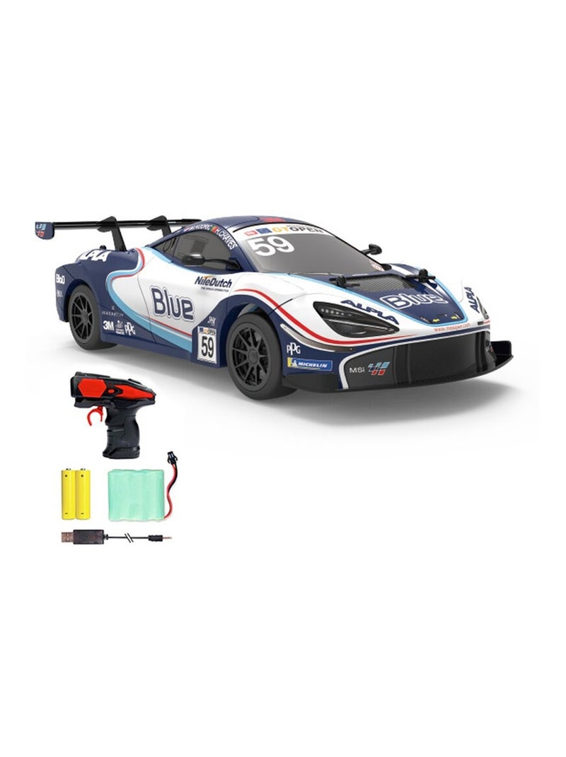 MC Laren 720S GT3 1:24 2.4 GHz RTR Bleu - Kiabi