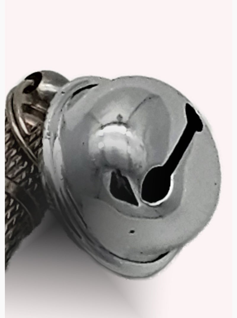 Médaillon adresse avec grelot pour animaux Argent - Kiabi