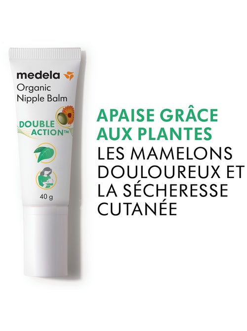 MEDELA - Baume Double Action™ BIO pour mamelons 40g - Apaise et nourrit - Kiabi