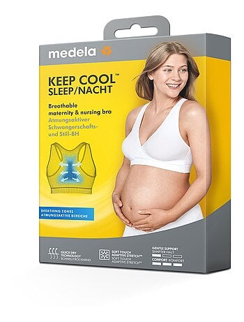 MEDELA - Brassière d'allaitement KEEP COOL - Brassière de nuit, sans coutures
