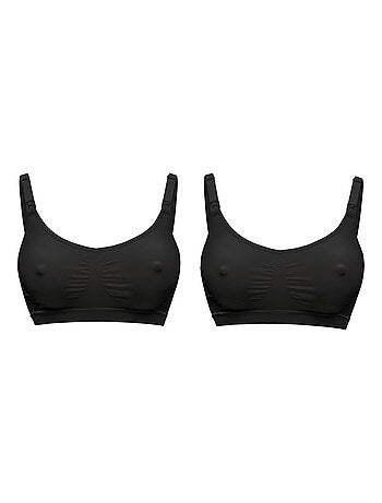 MEDELA - Soutien-Gorge d’Allaitement KEEP COOL - Lot de 2 - Confortable et Respirant, Sans Armature